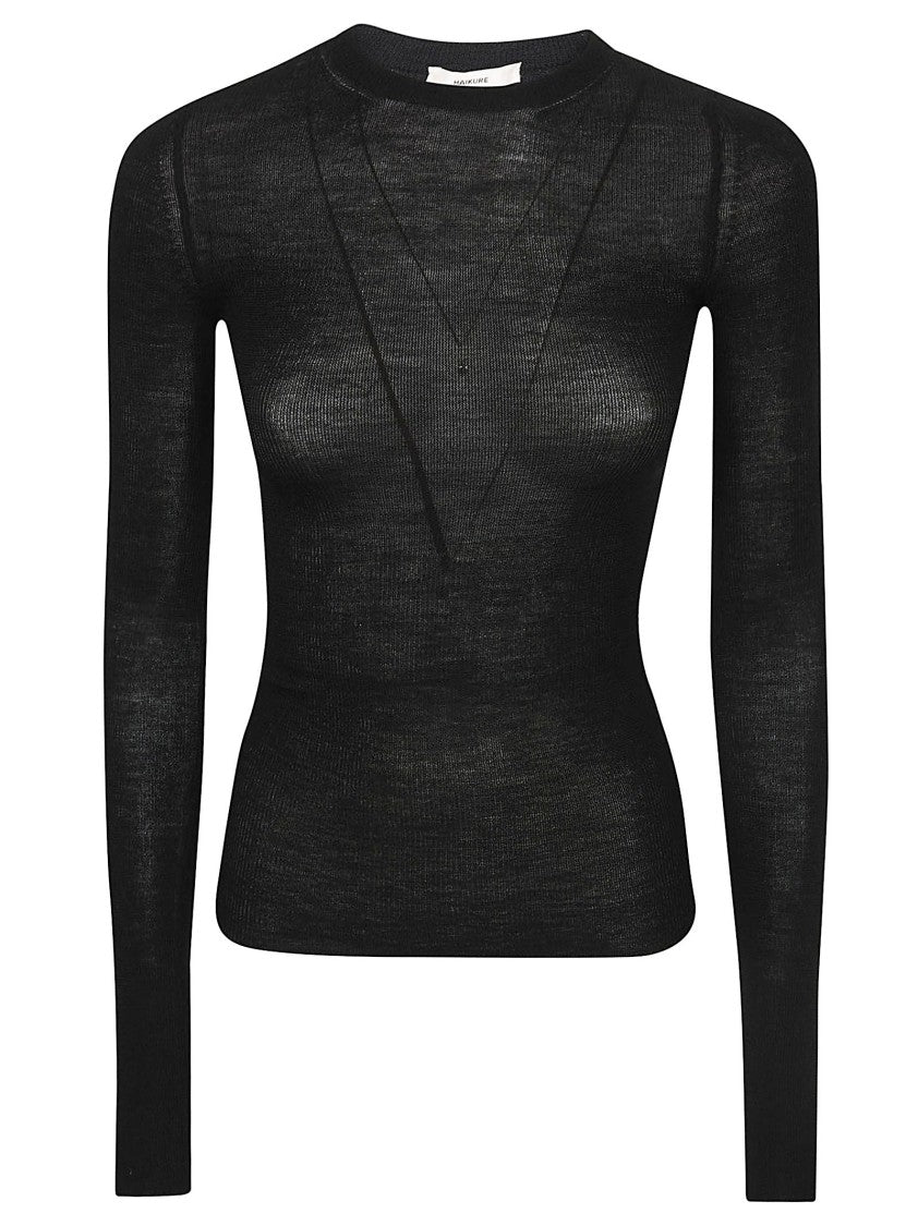 Haikure Ribbed Slim-Fit Top In Extra-Fine Merino Wool