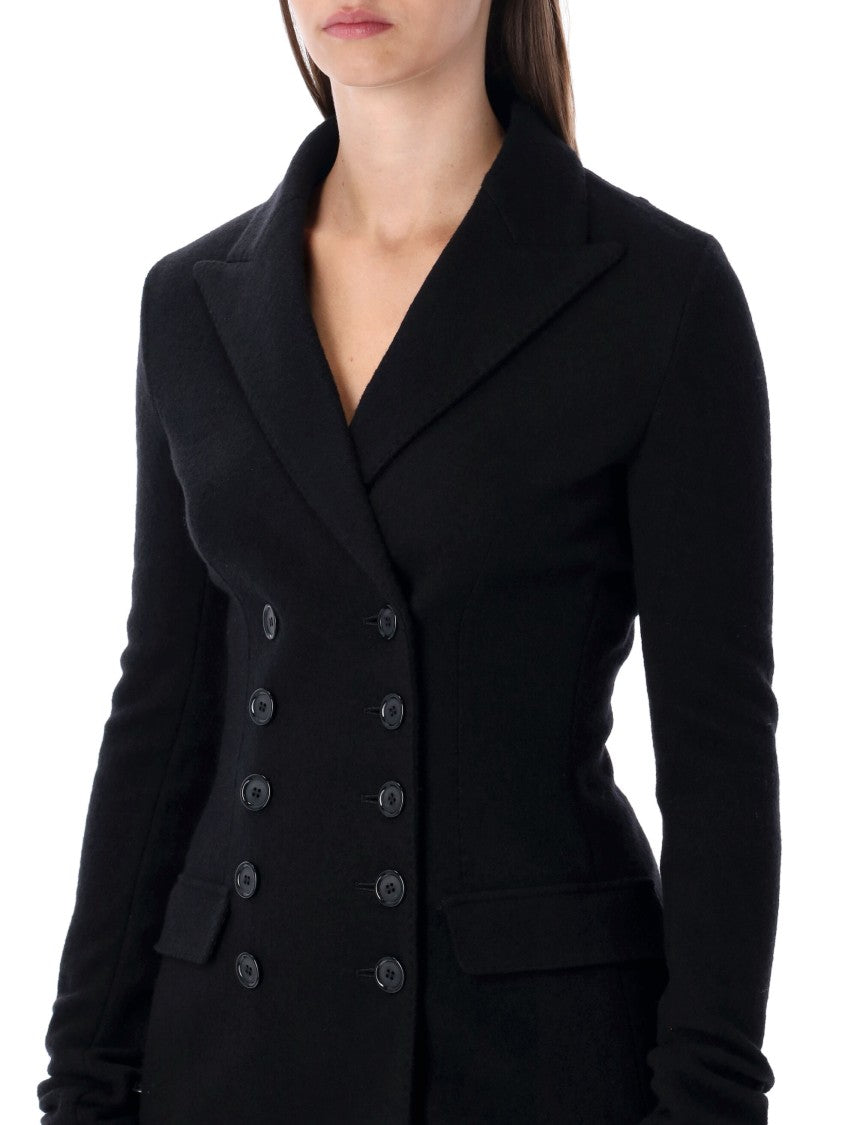 Dolce & Gabbana Jersey Wool Double Breast Blazer