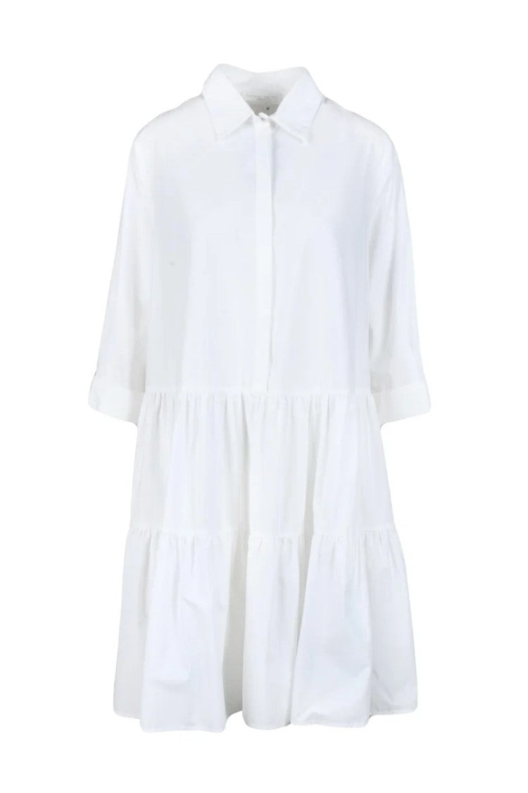 Fabiana Filippi Cotton Chemise Dress - White