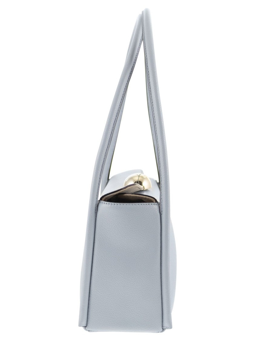 Furla Structured Grenade Calfskin Leather Nicole Satchel