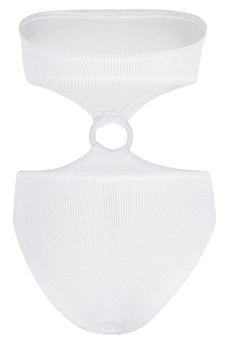 Hunza G Jerry One-Piece Swimsuit - White