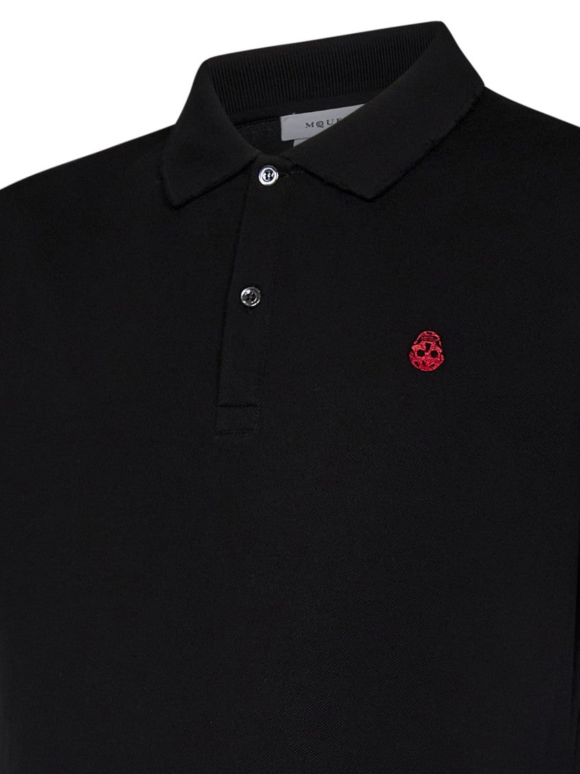 Alexander Mcqueen Black Polo Shirt