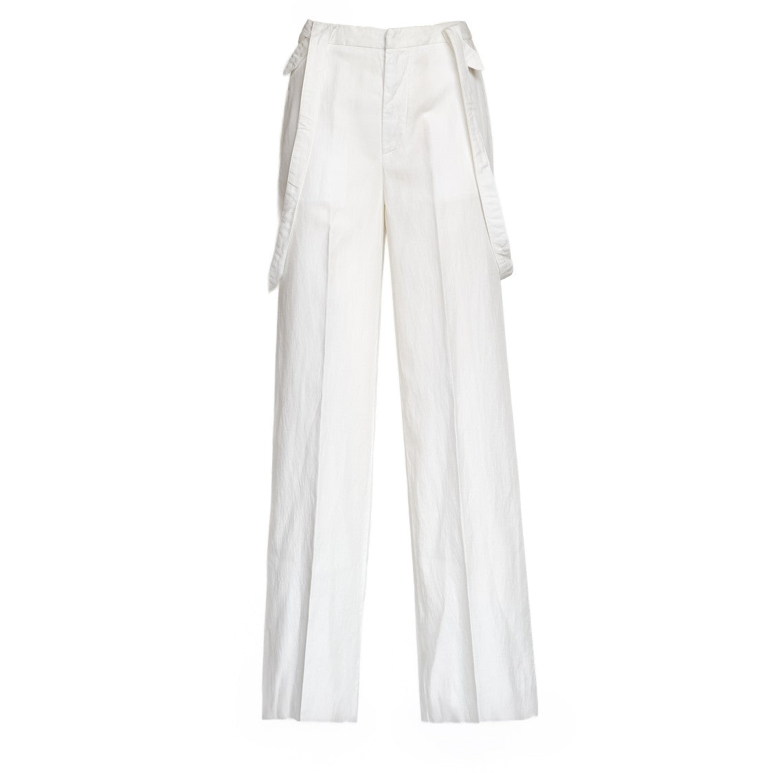 Dondup Tecla Detachable Suspenders Wide-Leg Pants