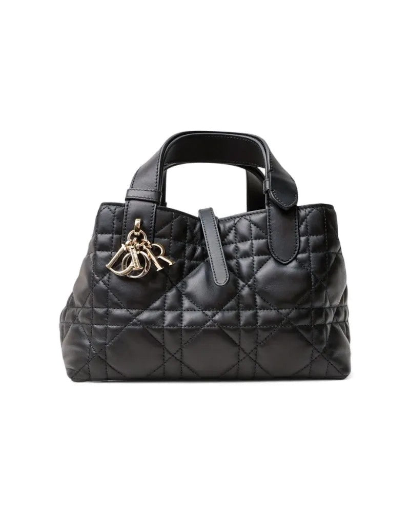 Dior Toujours Small Macrocannage In Black