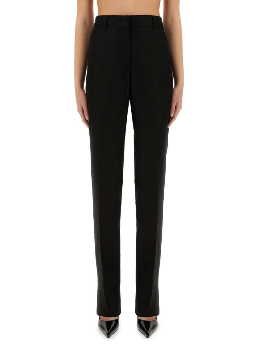 Sportmax Straight-Fit Tailored Pants With Minimalist Design