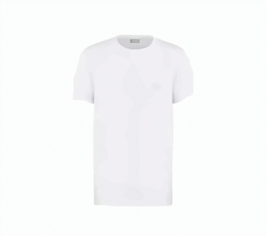Christian Dior Short-Sleeve T-Shirt With Embossed Logo And Crew Neckline