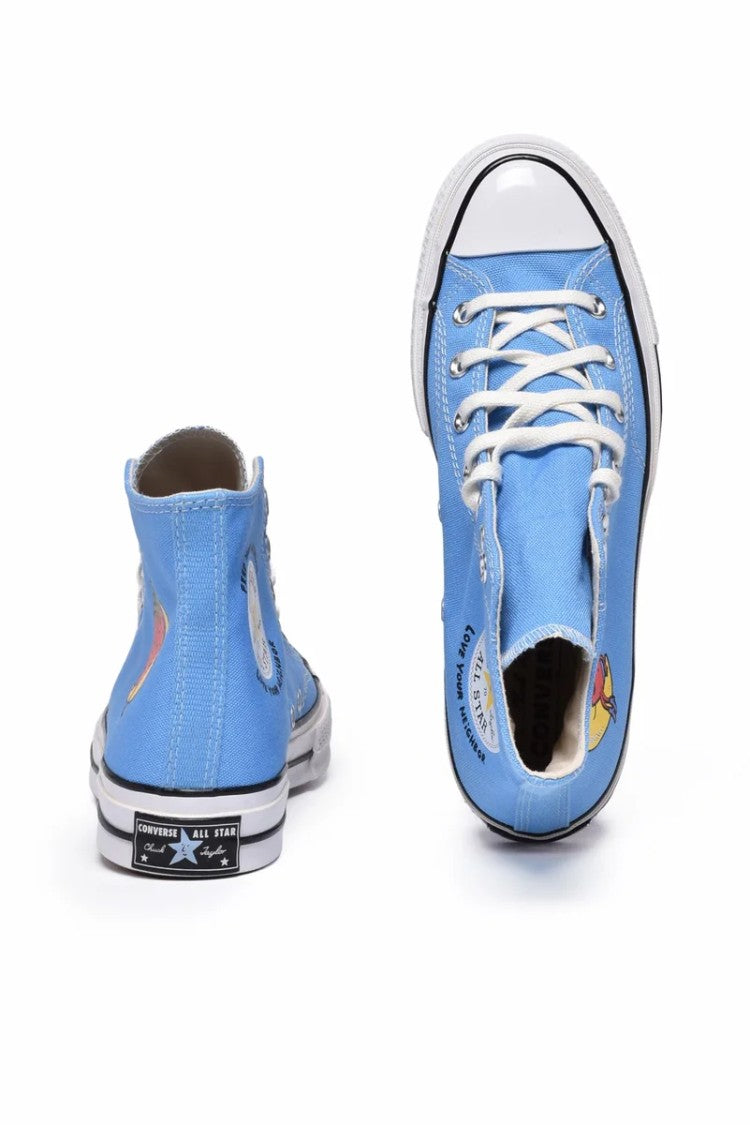 Converse X Sky High Farm Light Blue Canvas Sneakers