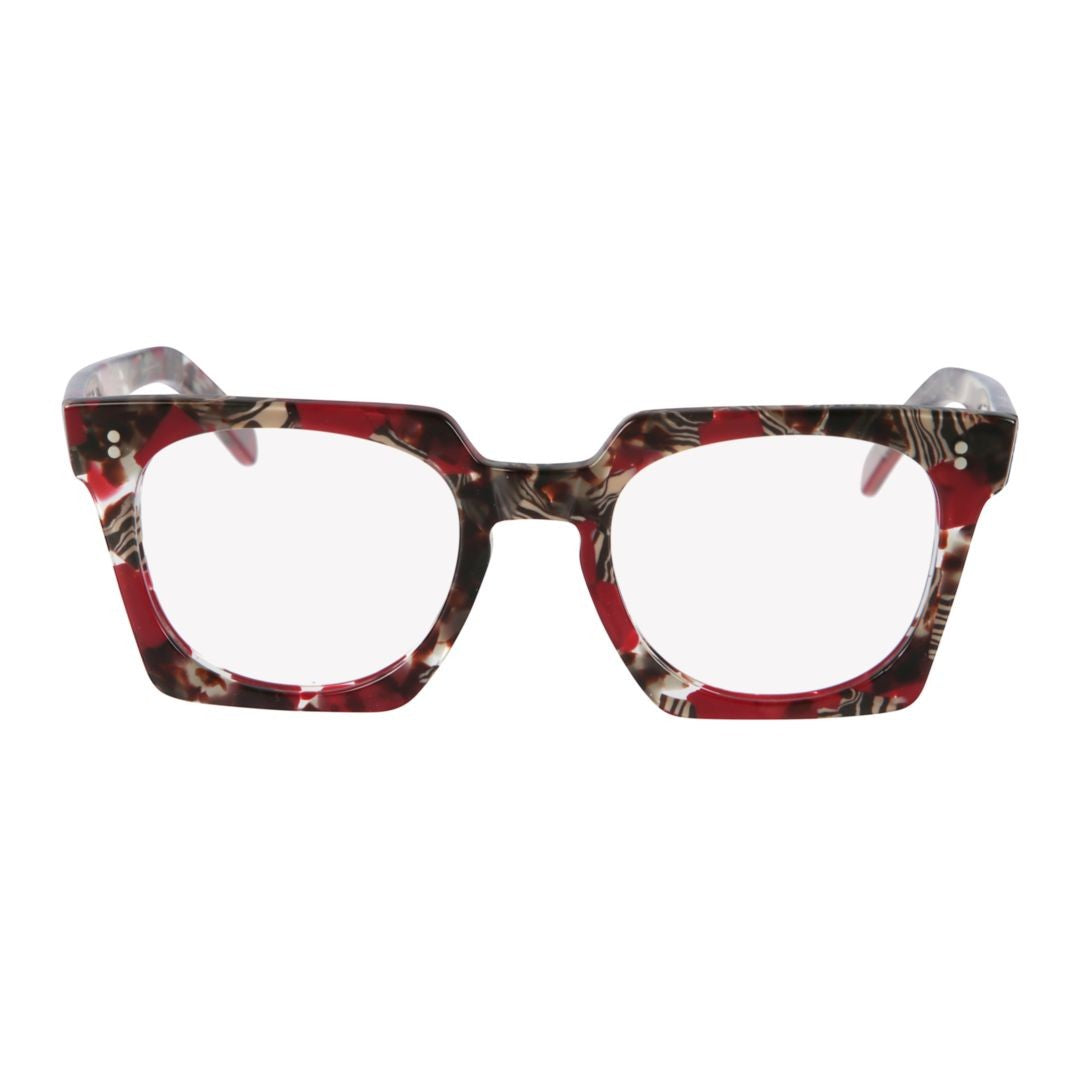 Kador Maya Oversized Square Frame Sunglasses With Marbled Pattern