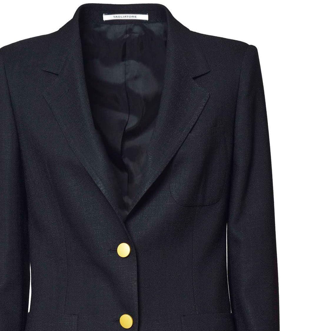 Tagliatore J-Parigi Single Breasted Jacket In Black Viscose Blend