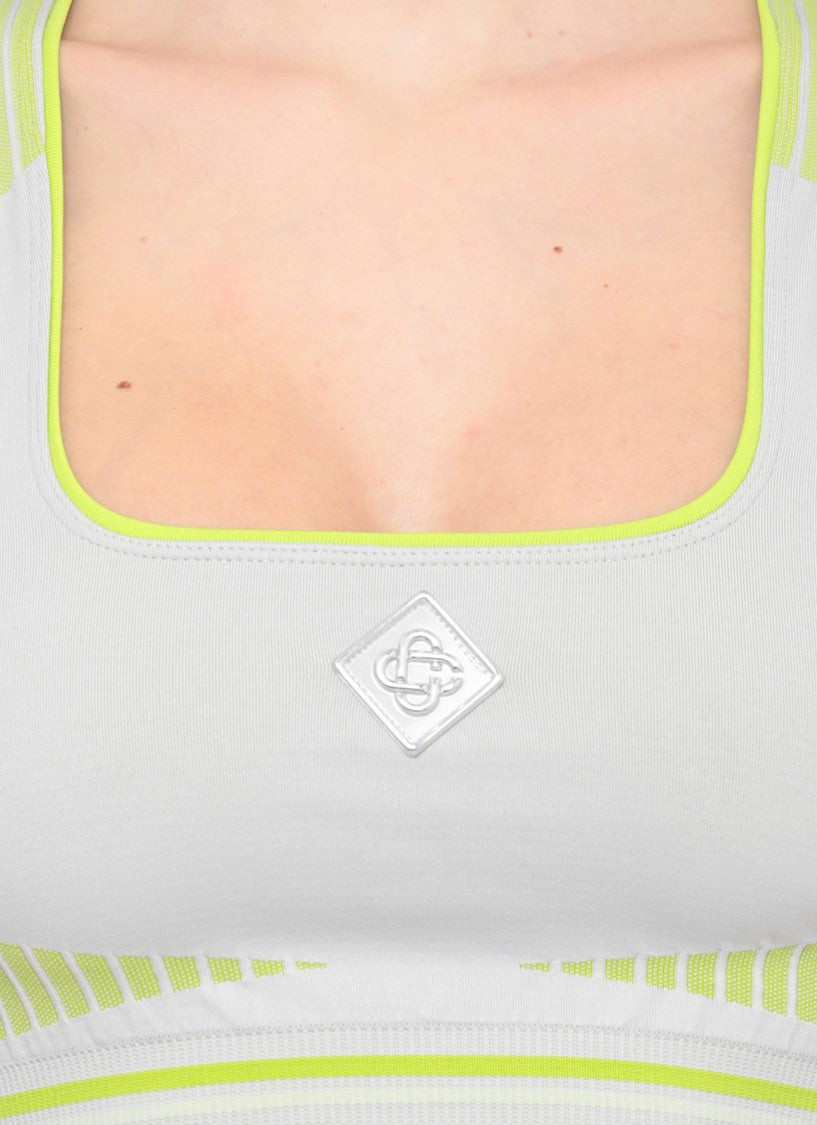 Casablanca Grey Seamless Tank Top