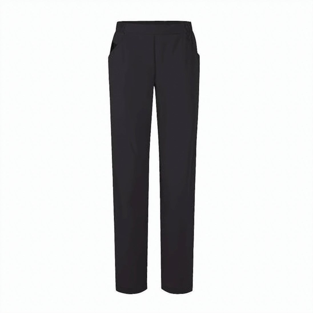 Montura Streamlined Black Straight Pants With Tailored Fit
