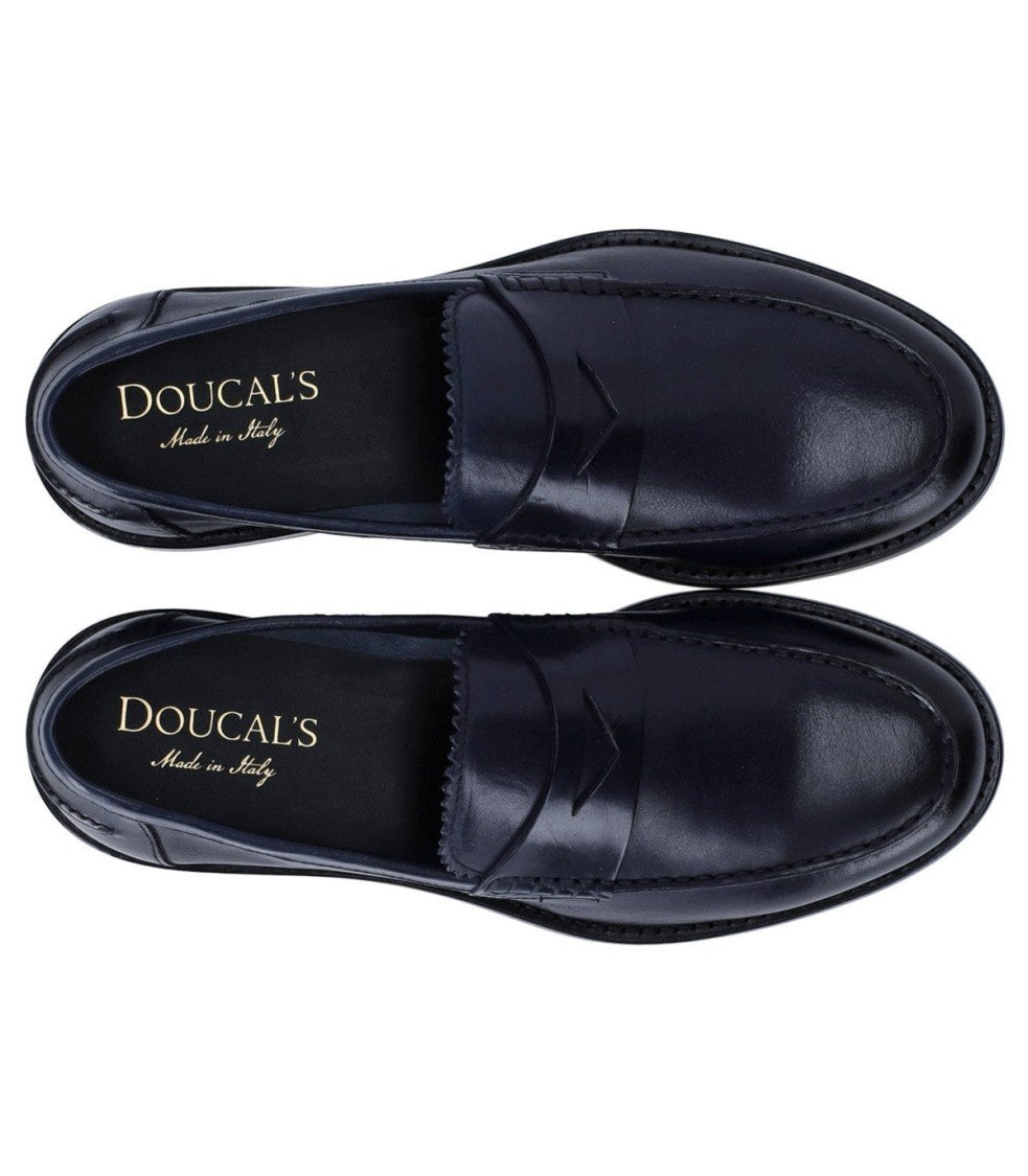 Doucal's Penny Dark Blue Loafer