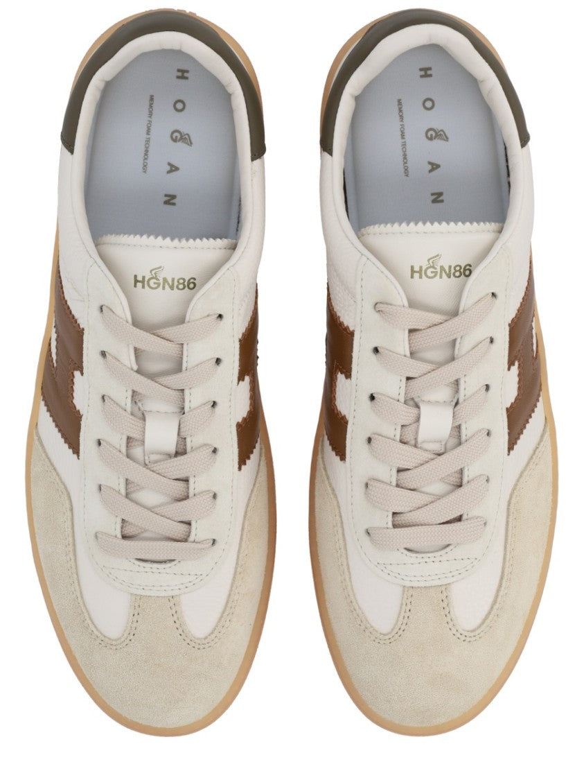 Hogan Cool Calf Leather Low-Top Sneakers