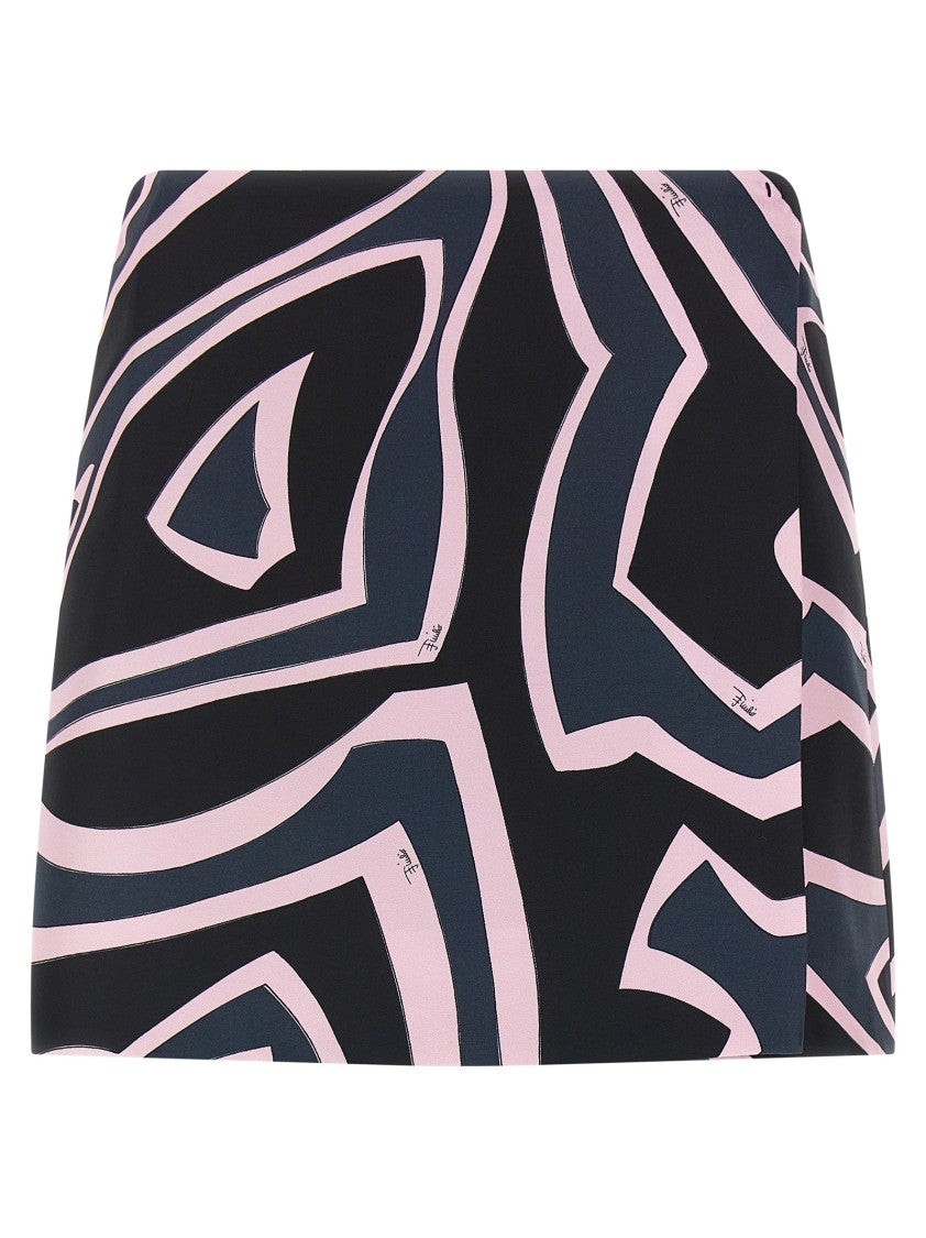 Emilio Pucci 'Labirinto' Print Skirt