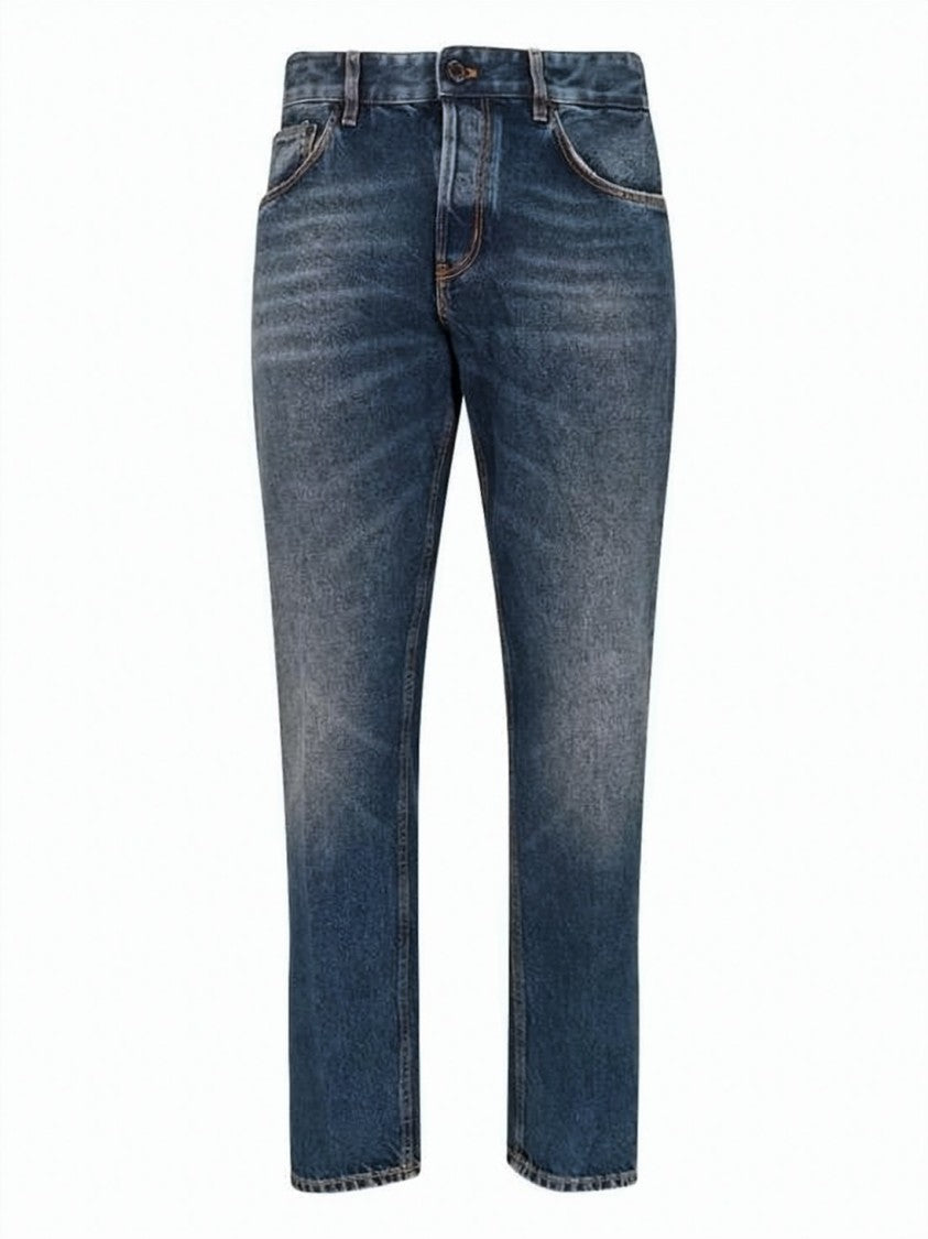 Pt Torino Straight-Leg Denim Pants With Classic Five-Pocket Design