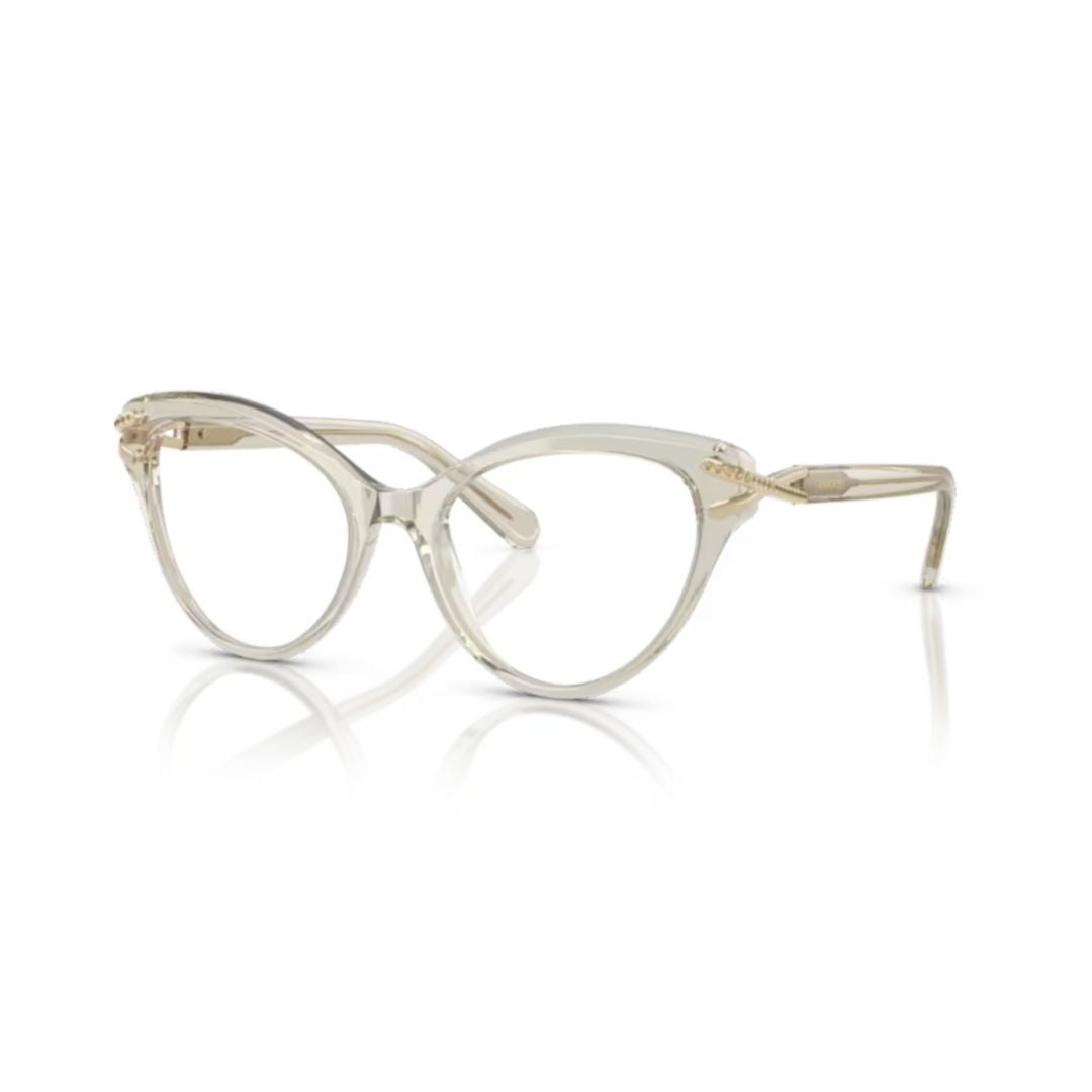 Swarovski 0Sk2030 Translucent Acetate Cat-Eye Eyeglasses