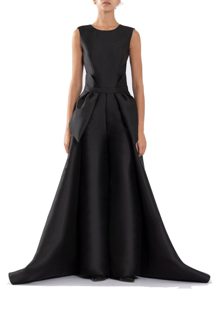 Saiid Kobeisy Mikado Classic Jumpsuit With Detachable Overskirt