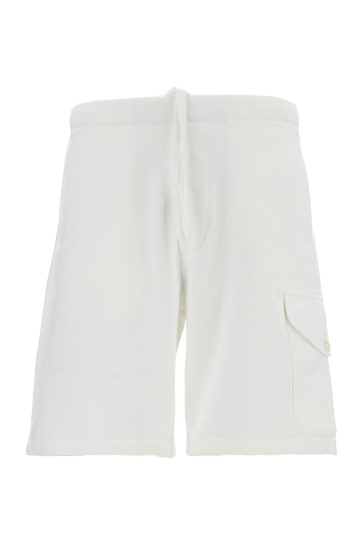 C.P. Company Diagonal Raised Fleece Cargo Sweatshorts