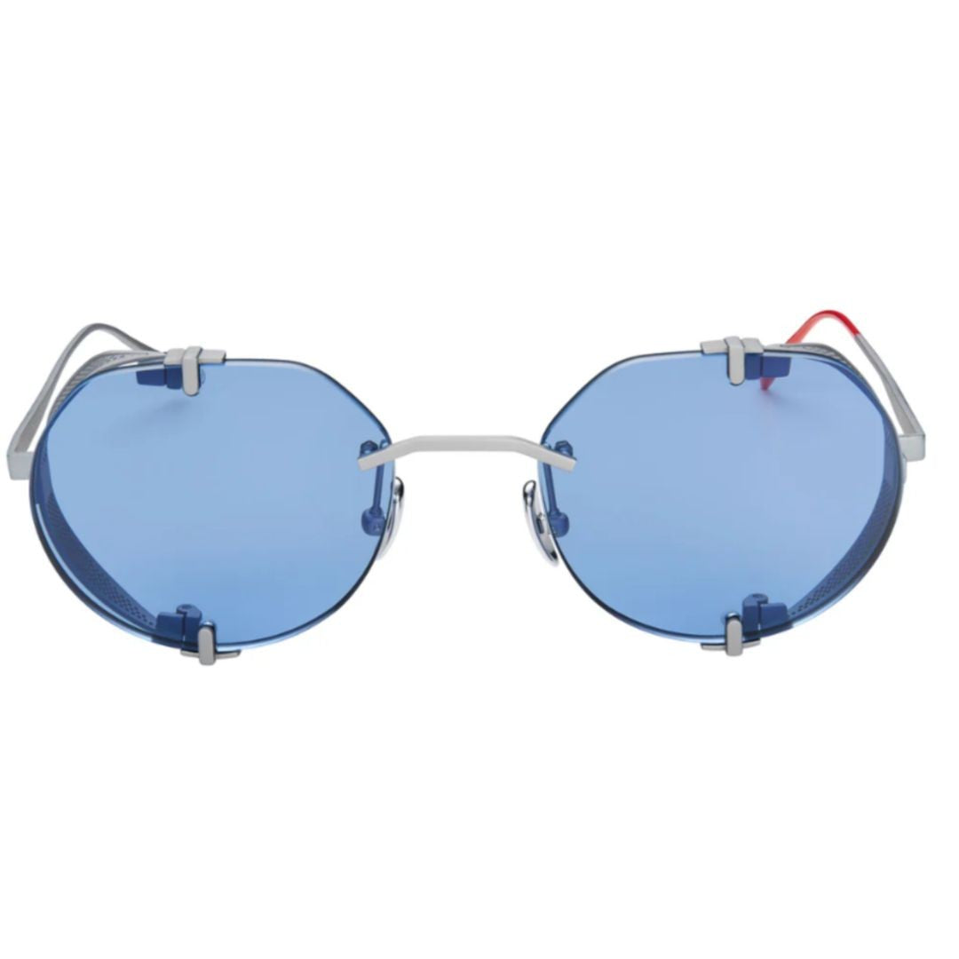 Vysen Uttar Ut-4 Round Blue Lenses With Titanium Frame