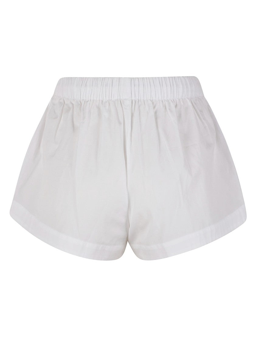 Wardrobe.Nyc Relaxed Fit White Boxer Shorts With Minimalist Design
