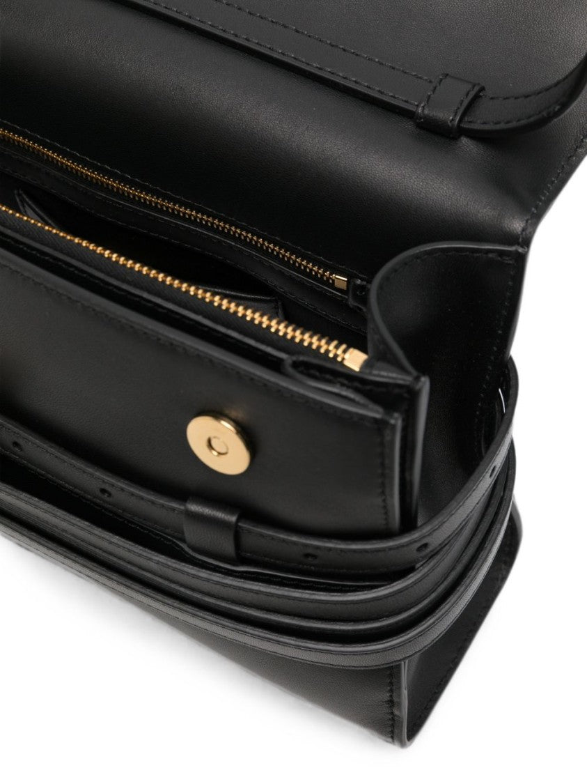 Moschino Structured Shoulder Bag - Black