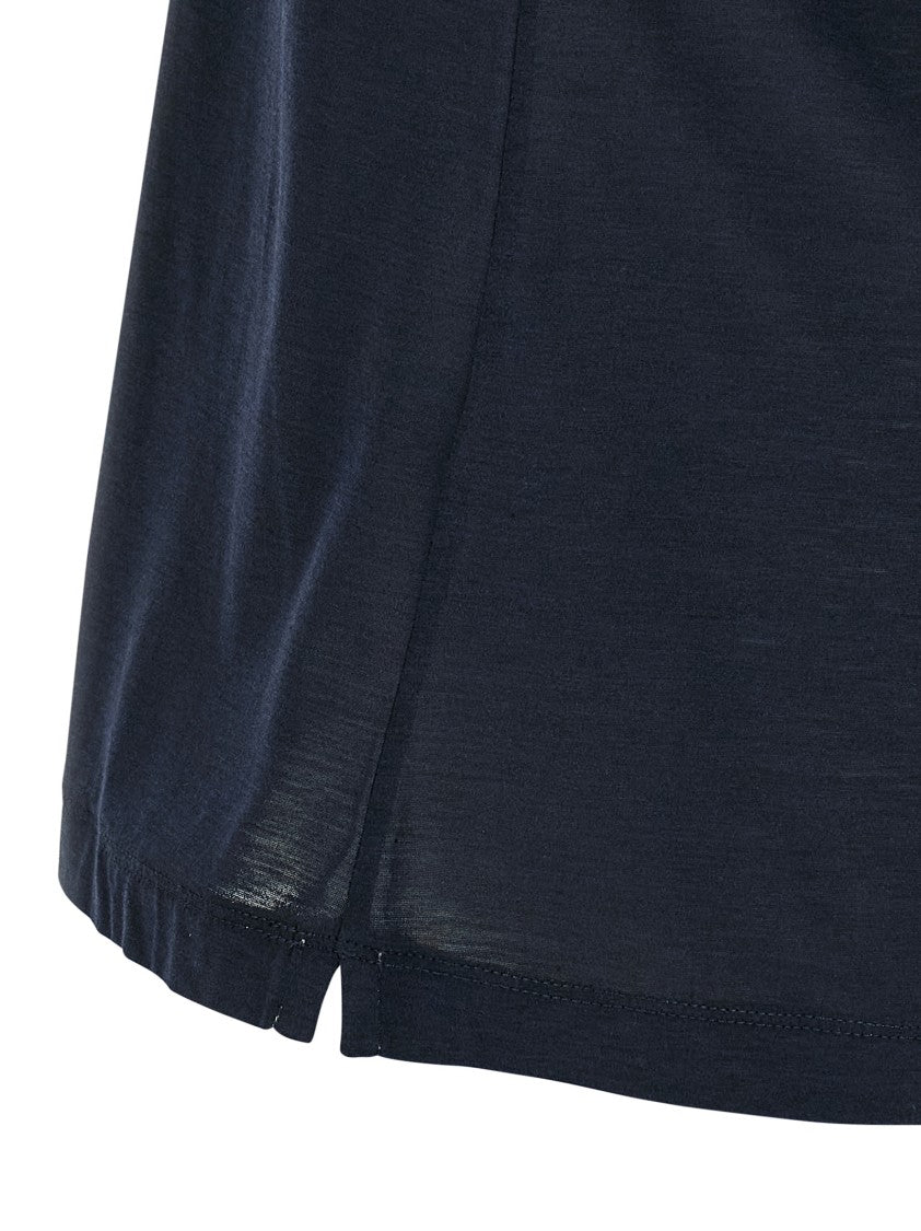 Brunello Cucinelli Silk And Cotton Blend Polo Shirt