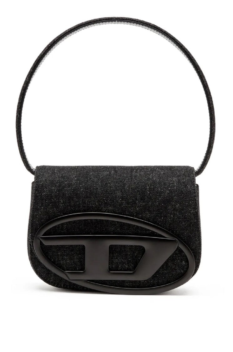 Diesel Structured Black Shoulder Bag