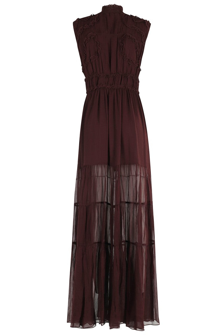 Ulla Johnson Verona Silk Smockerd Gown