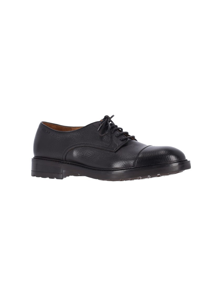 Alexander Hotto Brown Leather Derby Shoes