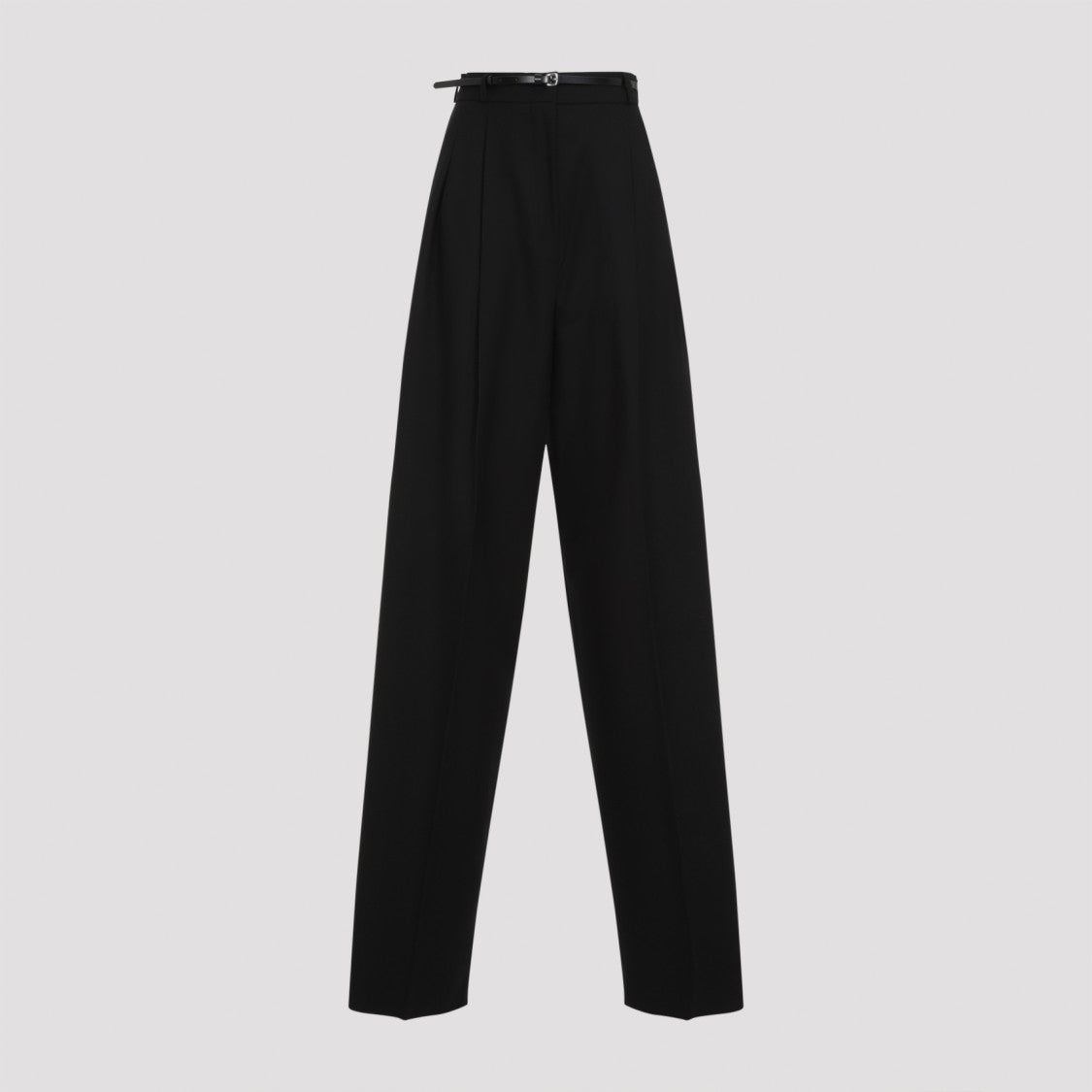 Sportmax Black Virgin Wool Keins 12 Pants