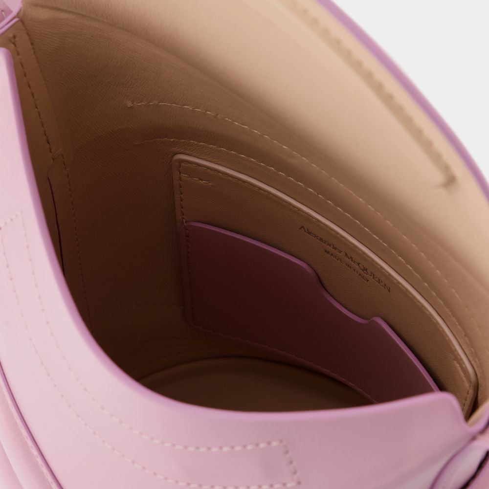 Alexander Mcqueen The Curve Hobo Bag  - Antic Pink - Leather