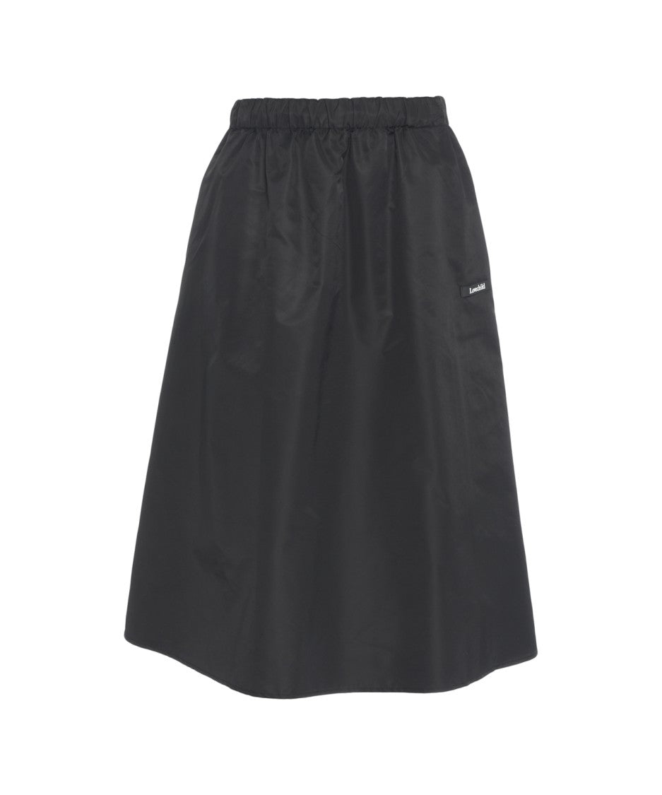 Loveshild 1979 Flared A-Line Midi Skirt In Shimmering Taffeta