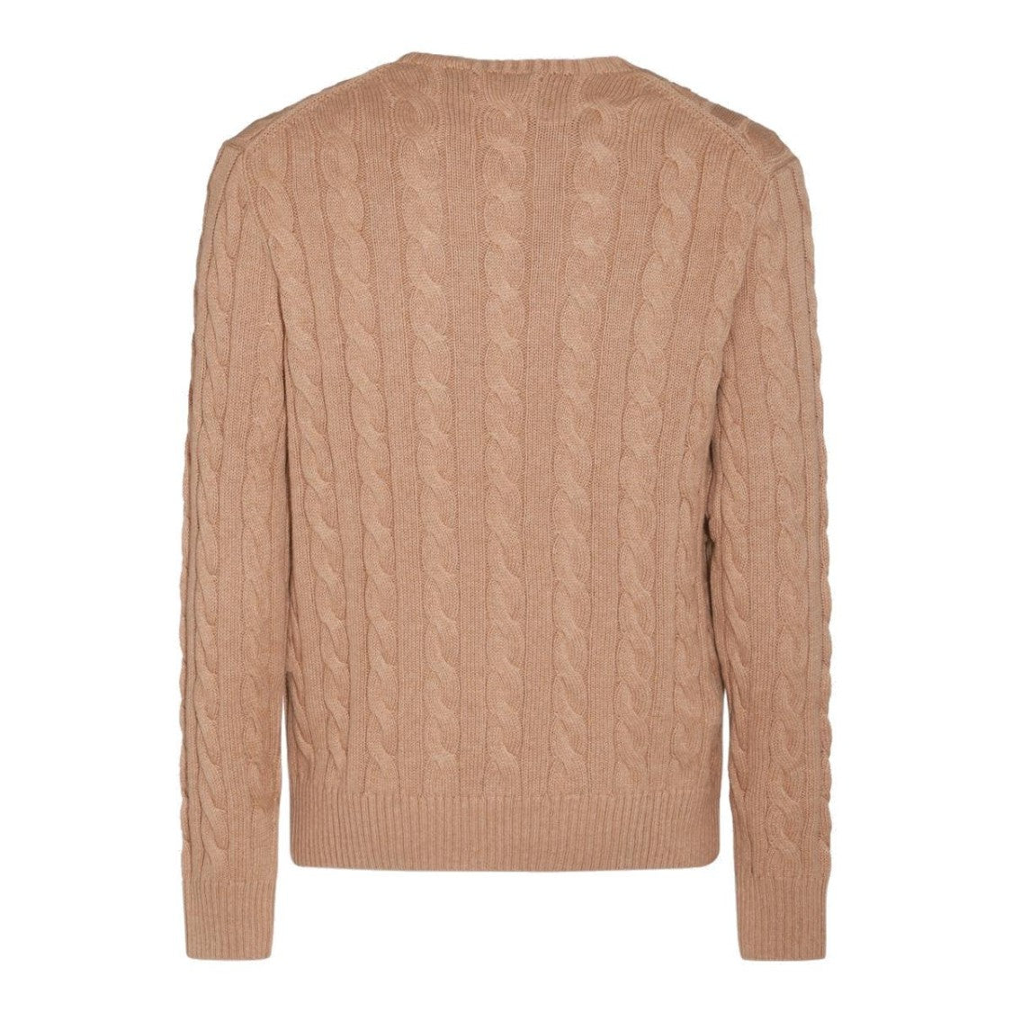 Polo Ralph Lauren Classic Cable Knit Sweater With Snug Fit