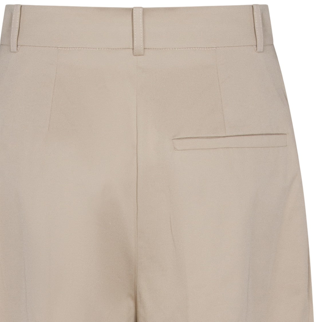 Anine Bing Tailored Beige Trousers With Minimalist Design