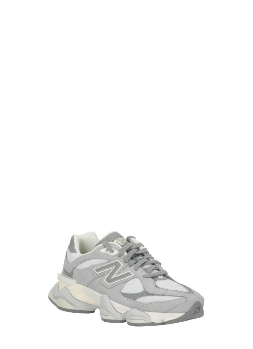 New Balance Grey Rounded Toe Cushioned Sole Low-Top Sneakers