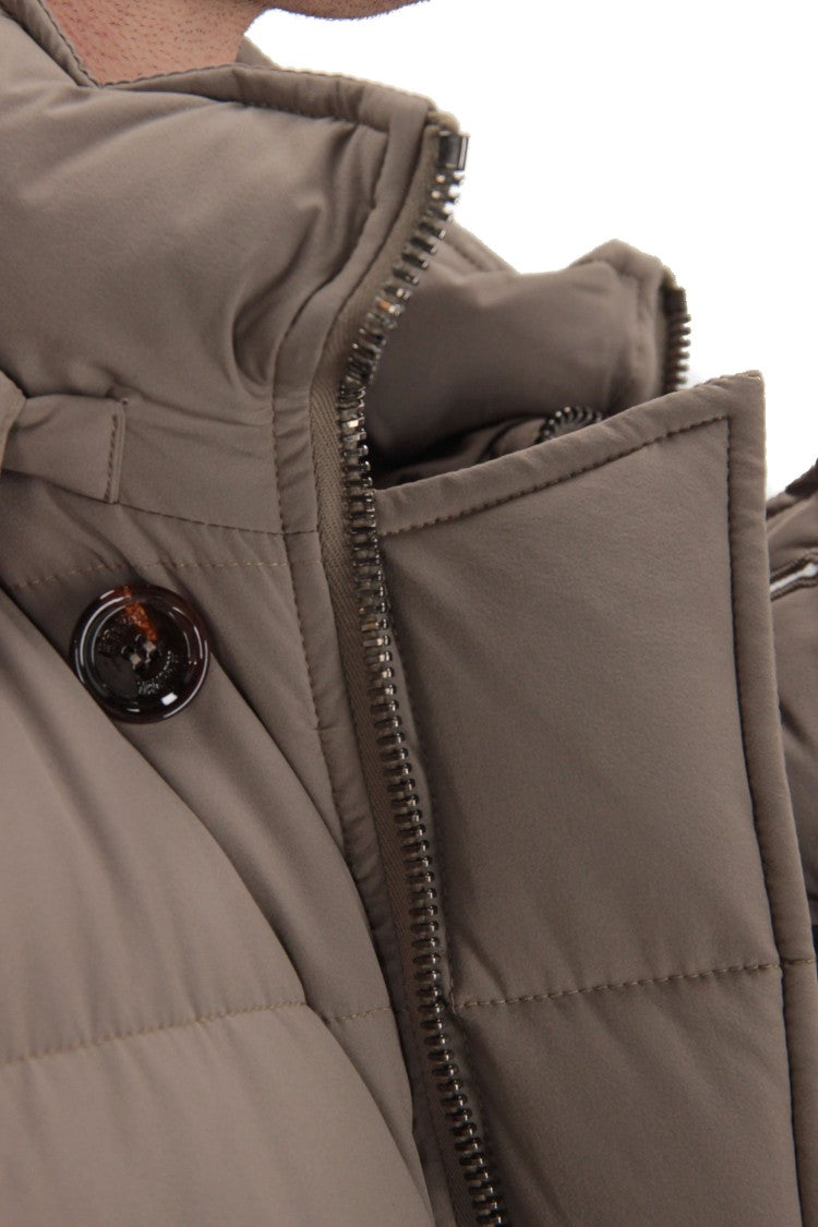 Moorer Double-Breasted Bi-Stretch Nylon Down Jacket Mod. Florio-Kn