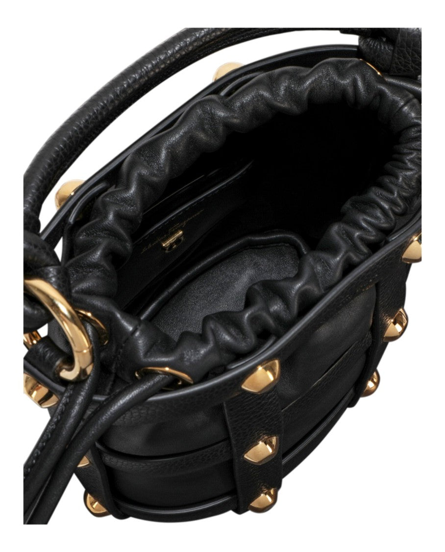 Ferragamo Stud Cage Bucket Bag