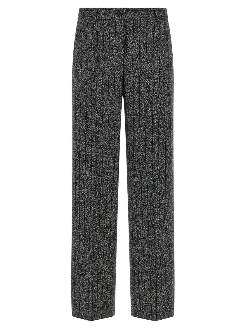 Dolce & Gabbana Striped Wool Pants
