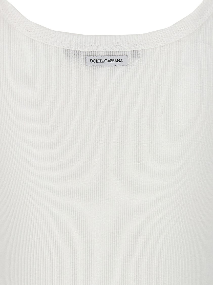 Dolce & Gabbana Ribbed Tank Top