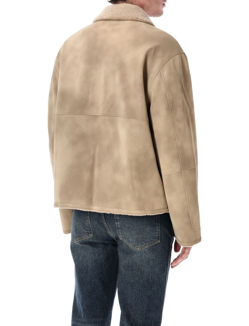 Represent Faux Shearling Sherpa Boxy Jacket