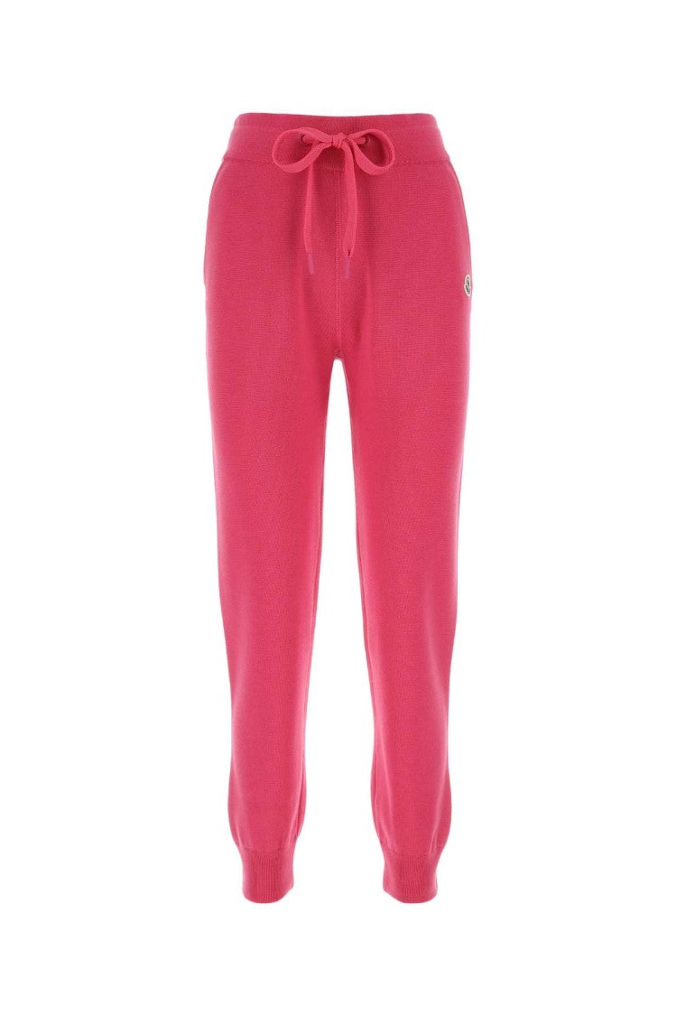 Moncler Fuchsia Wool Joggers