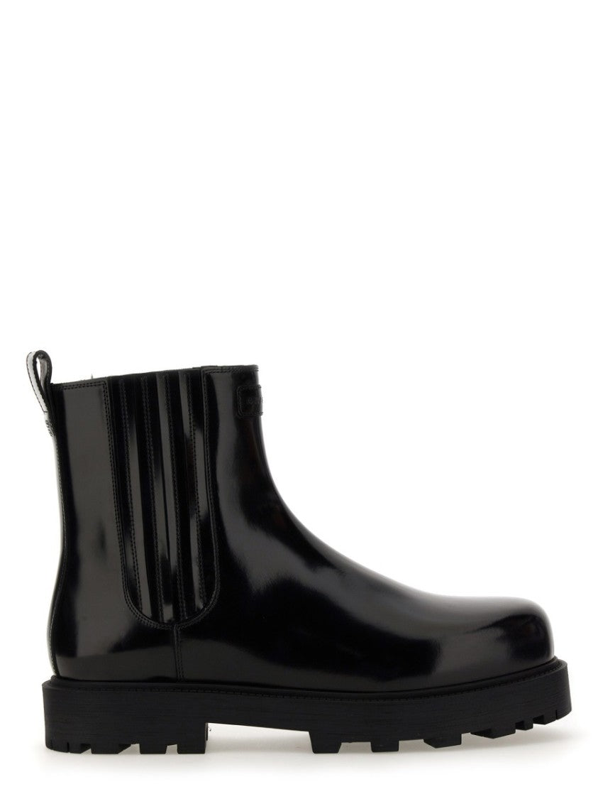 Givenchy Polished Leather Chelsea Boots
