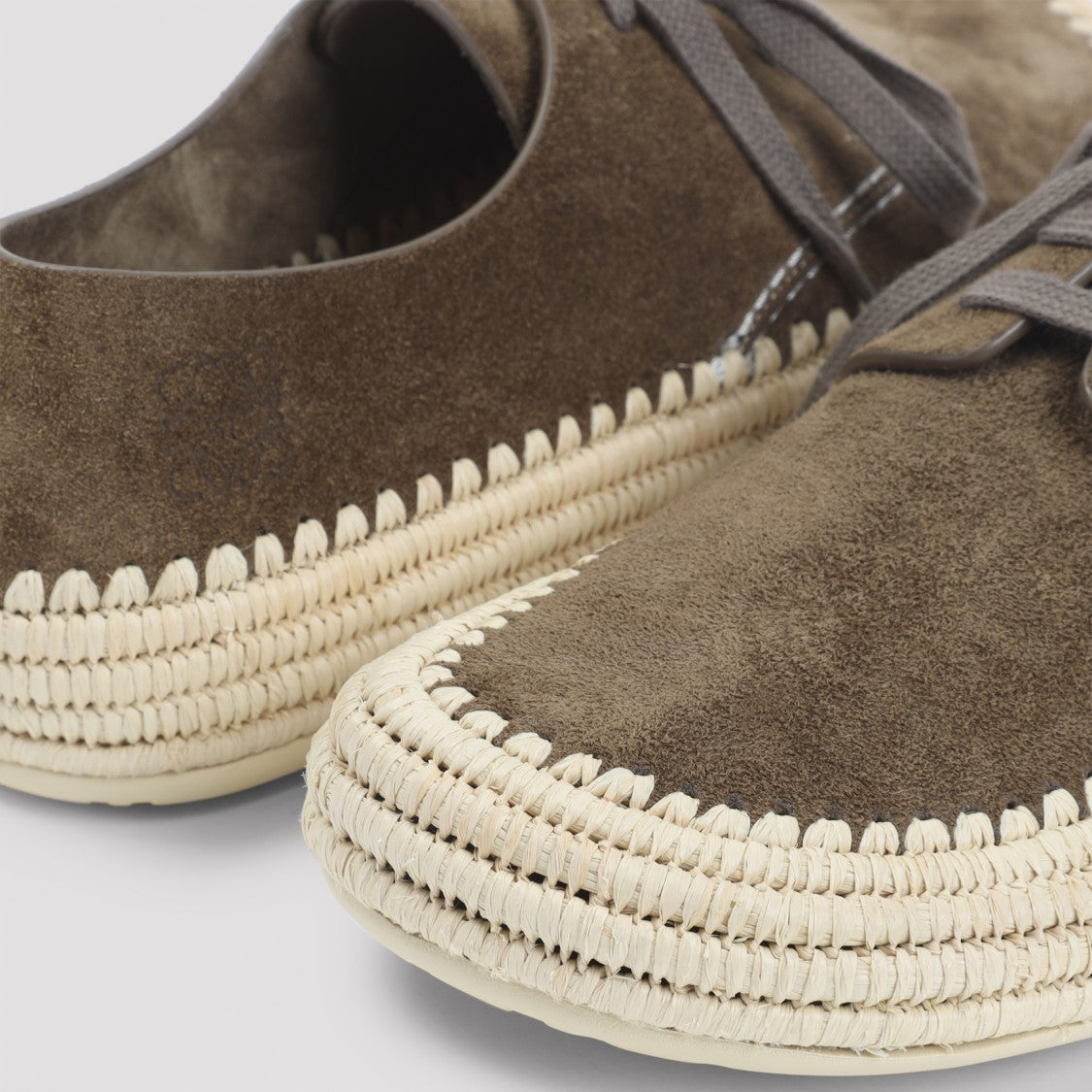 Loewe Rio Brown Suede Lace-Up