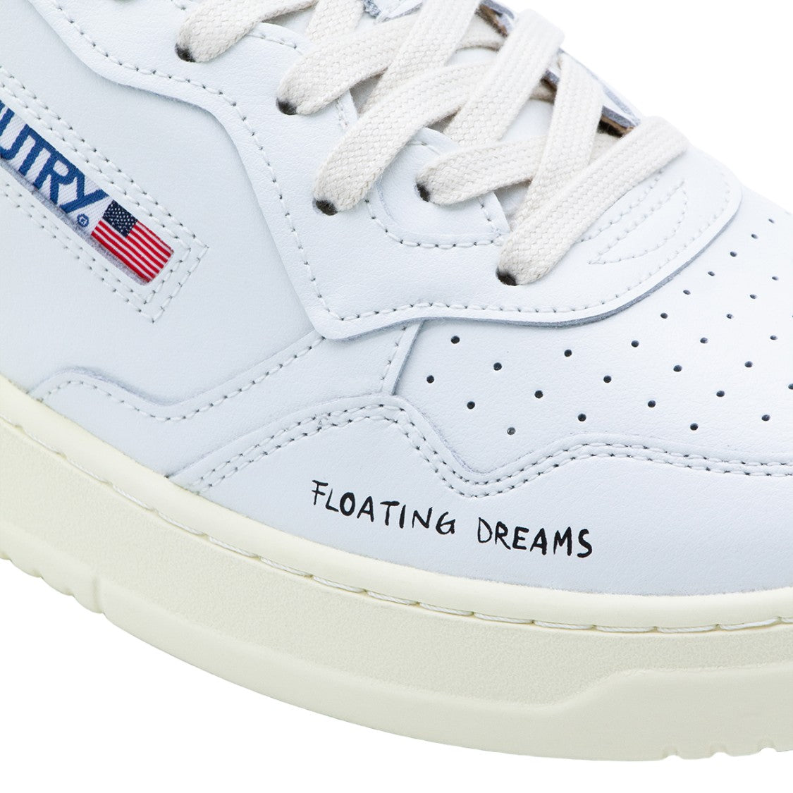 Autry White Leather Sneakers