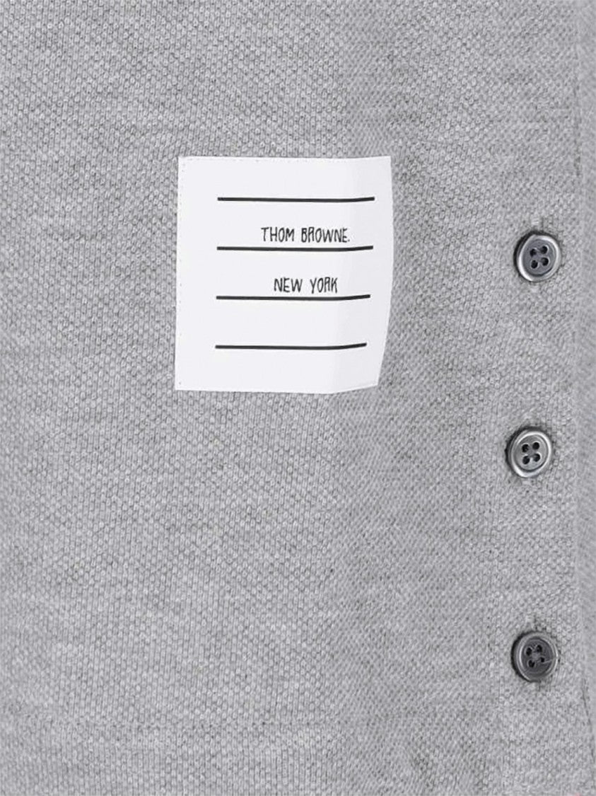 Thom Browne Polo Collar Midi Dress