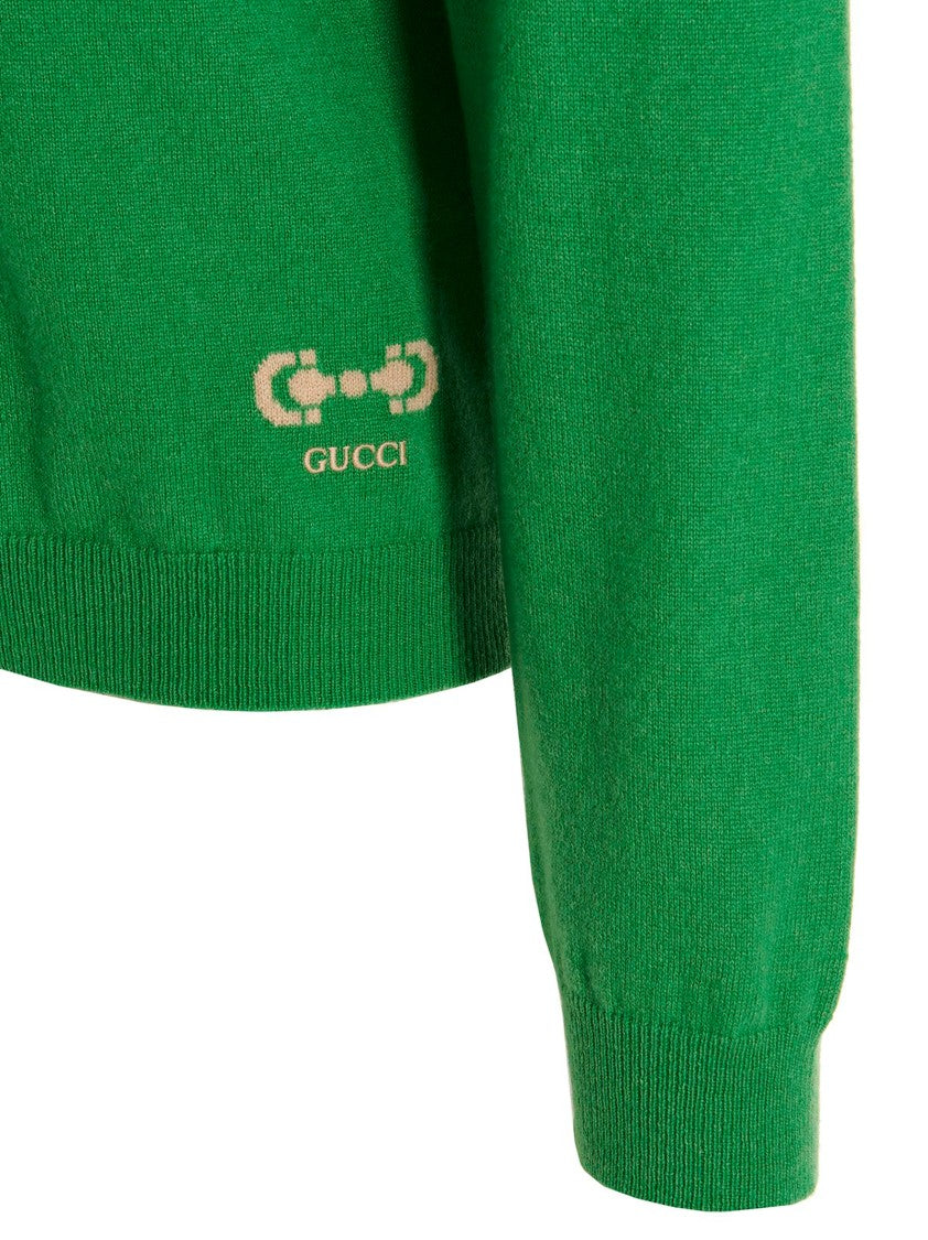 Gucci Logo Embroidery Sweater