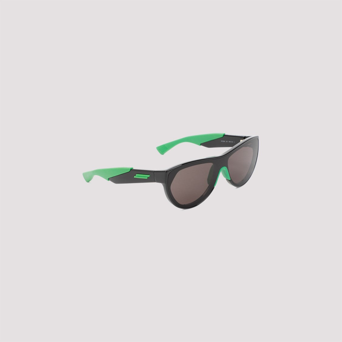 Bottega Veneta Black And Green Acetate Sunglasses