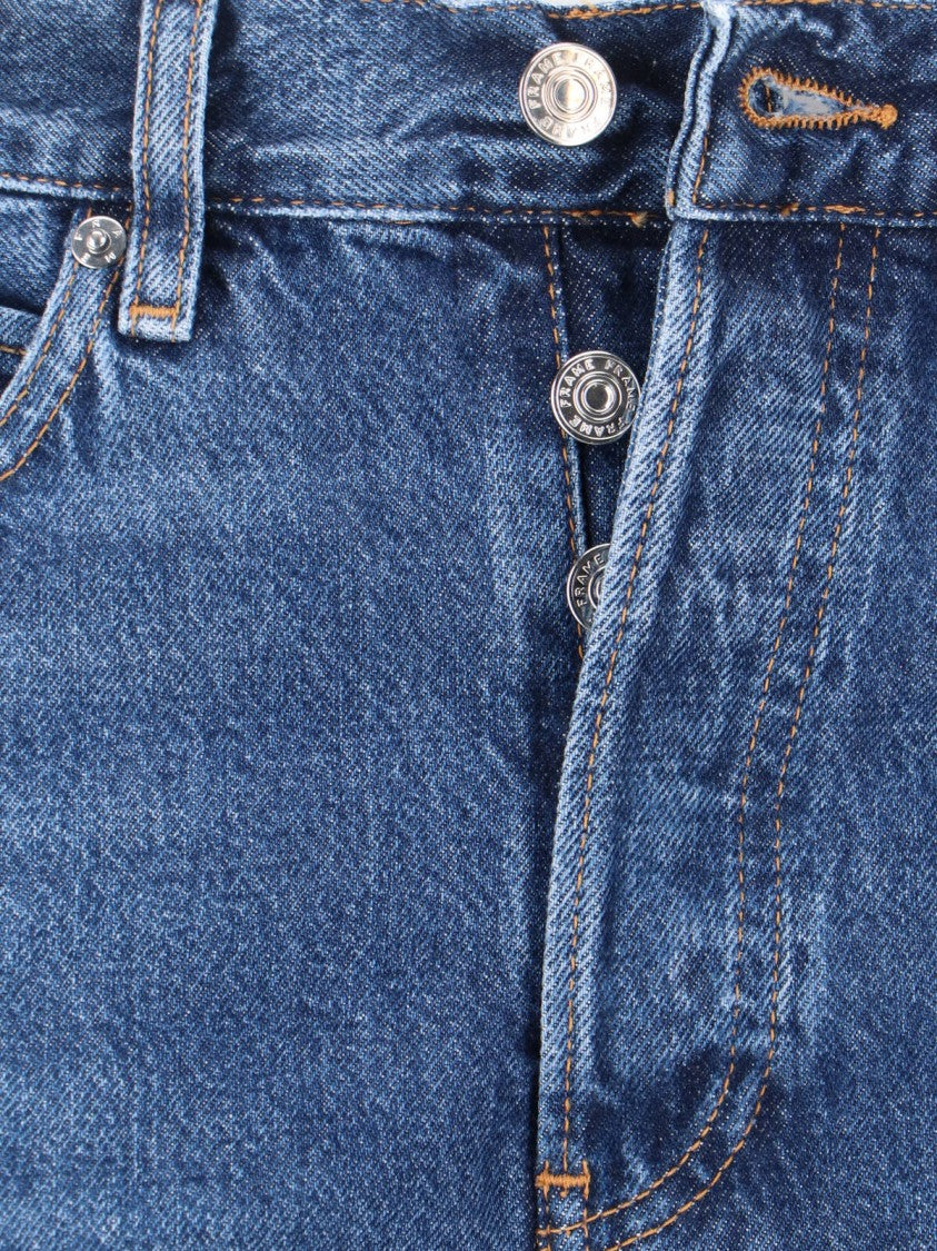 Frame Straight-Leg Jeans With Mid-Rise Waist And Timeless Silhouette