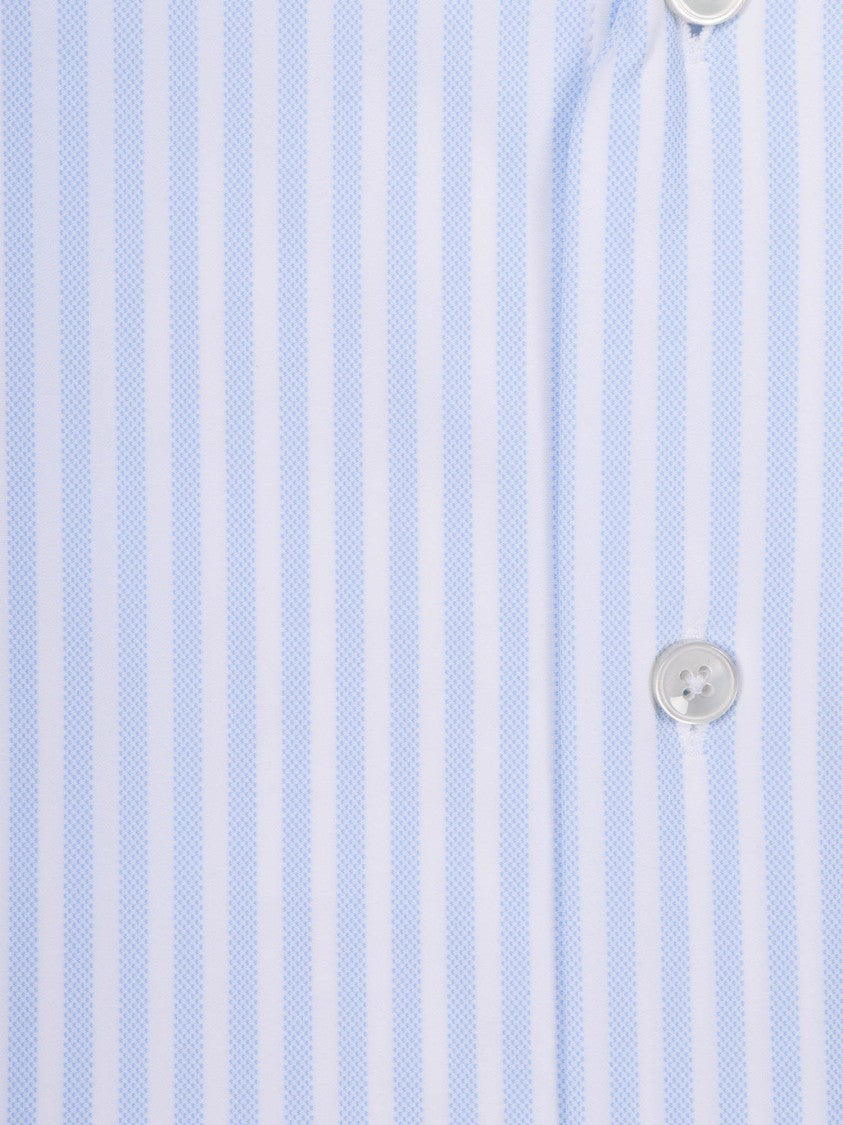 Xacus Vertical Striped Dress Casual Shirt