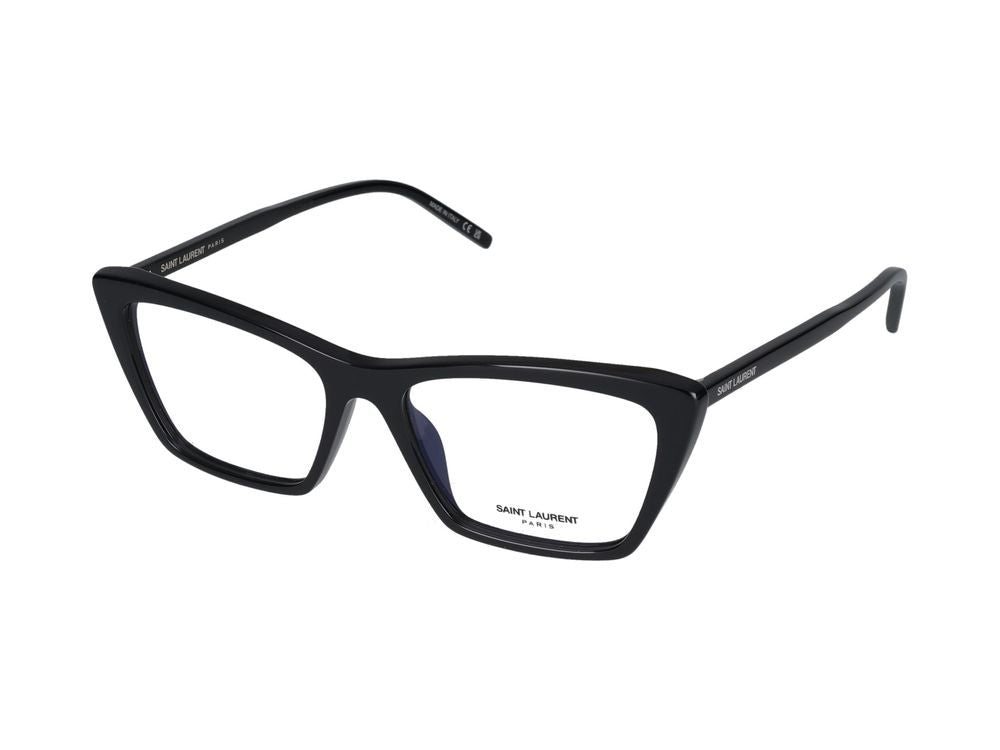 Saint Laurent Eyeglasses Sl 737 Mica Thin Opt 001 Black Black Transpare 54/16/145